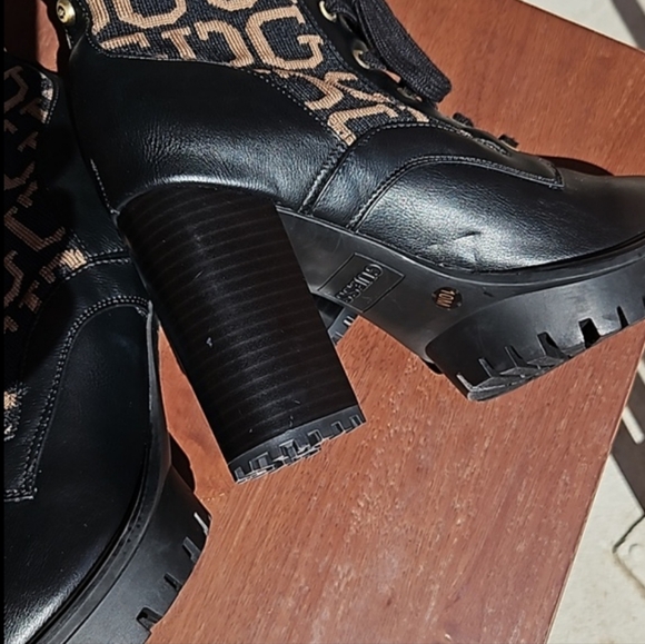 Guess grows ankle heel boots lace-up Size 10 - Picture 6 of 15